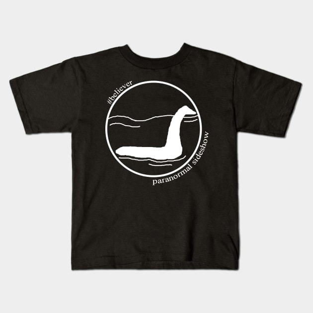 Believer in Nessie Kids T-Shirt by ParanormalSideshow